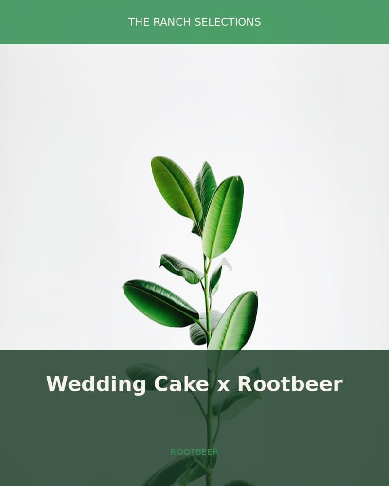 Wedding Cake x Rootbeer BC2 — seed pack